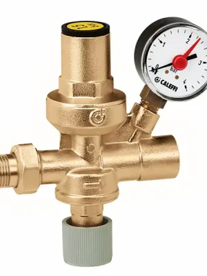 Superprijs CALEFFI 553 1/2" Automatická dopouštěcí sestava, s ručním kohoutem, filtrem a zpětnou klapkou
