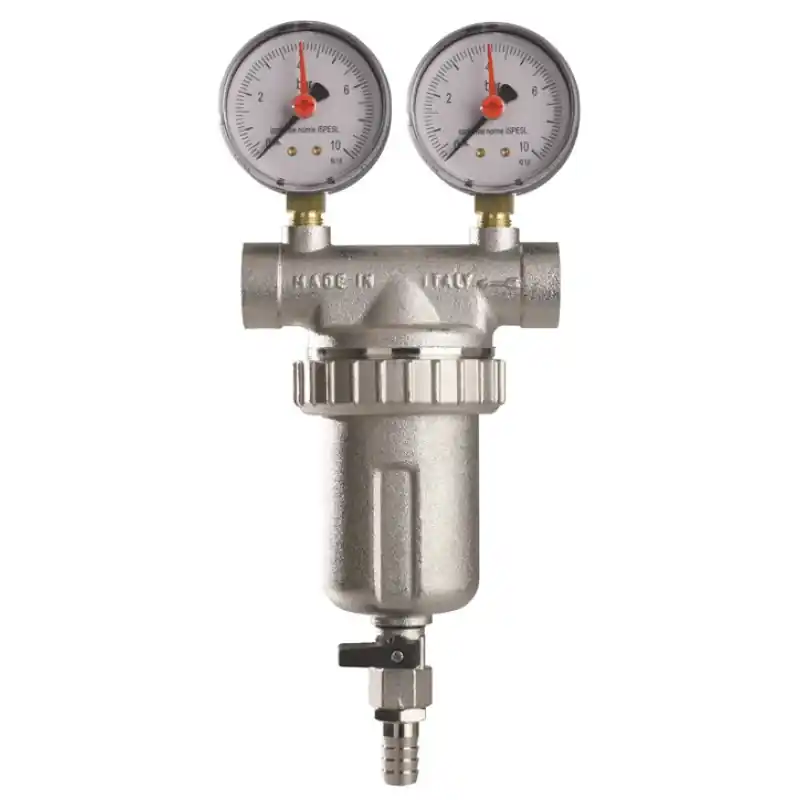 F.A.R.G. 600M Filtr s proplachem DN32 - 5/4" PN16, 400mcr, 80°C, s manometry Bestseller