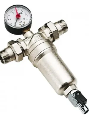 TIEMME 3130 Filtr s proplachem 1" PN25, 100mcr, 95°C Tijdelijk Beschikbaar