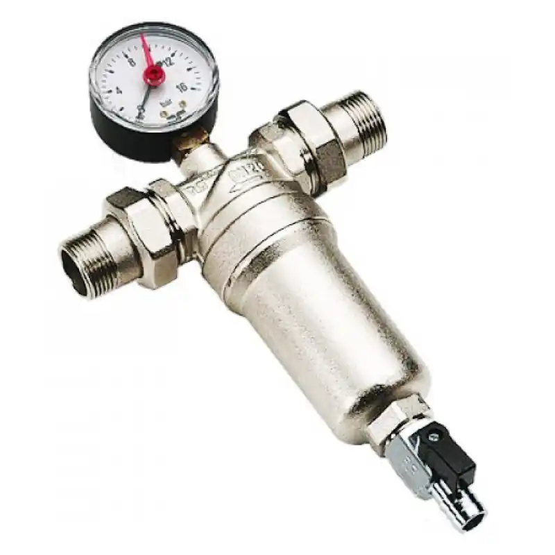 TIEMME 3130 Filtr s proplachem 1" PN25, 100mcr, 95°C Tijdelijk Beschikbaar