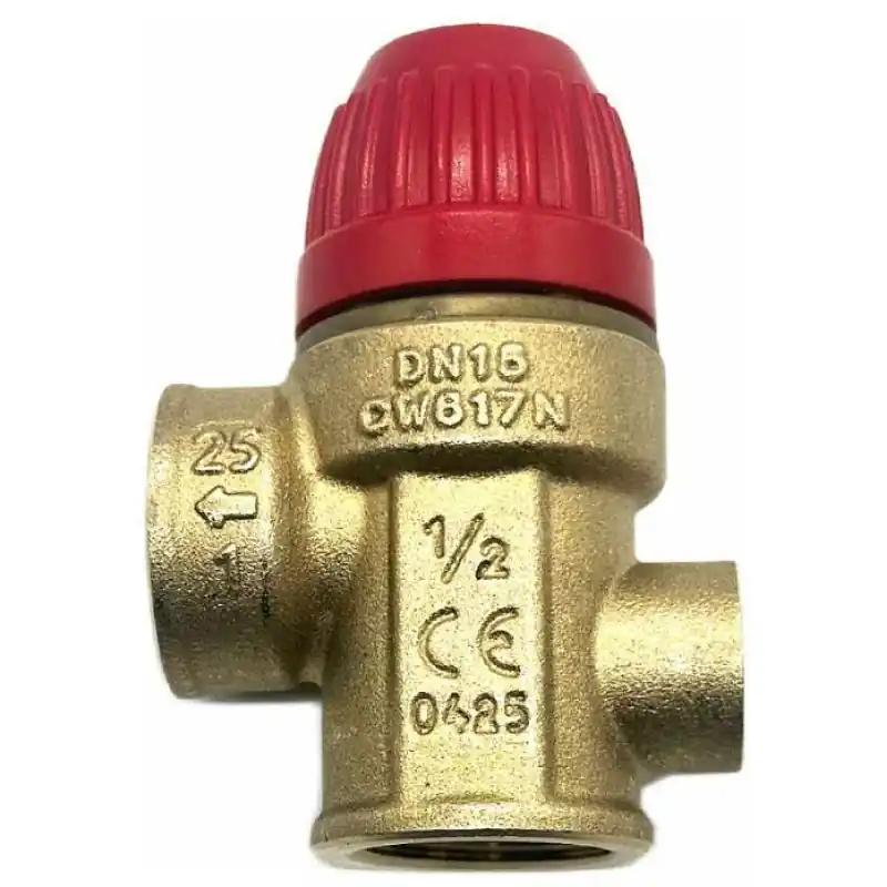 Speciale Aanbieding TIEMME pojistný ventil s připojením na manometr G1/4" 1/2" x 1/2" 2,5 BAR FF