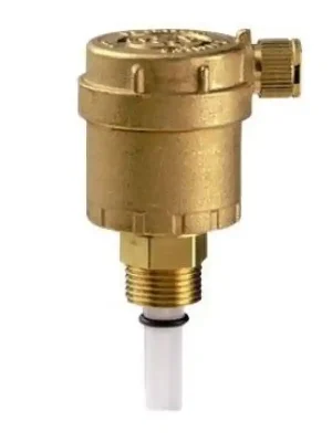 GIACOMINI R88I ventil 1/2" automatický odvzdušňovací, svislý se zpětným ventilem, mosaz Koop Online