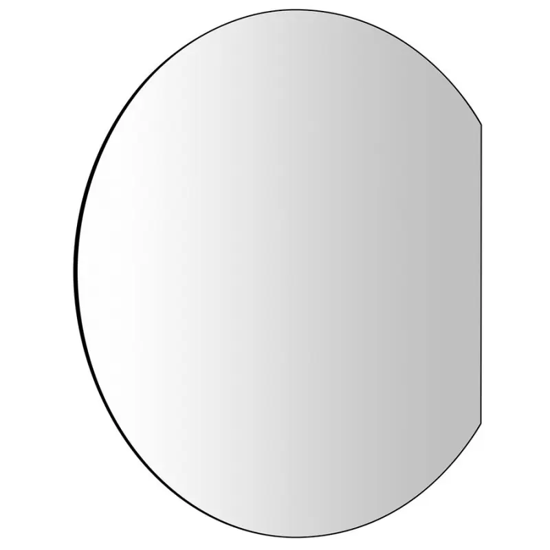 Populair DARA CUT zrcadlo s LED podsvícením 20W, ø 100x90cm, topná fólie