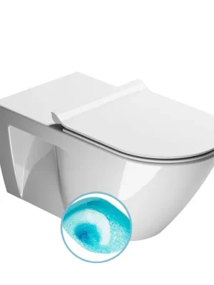 Aanbieding COMMUNITY závěsná WC mísa, Swirlflush, 36x70cm, bílá ExtraGlaze