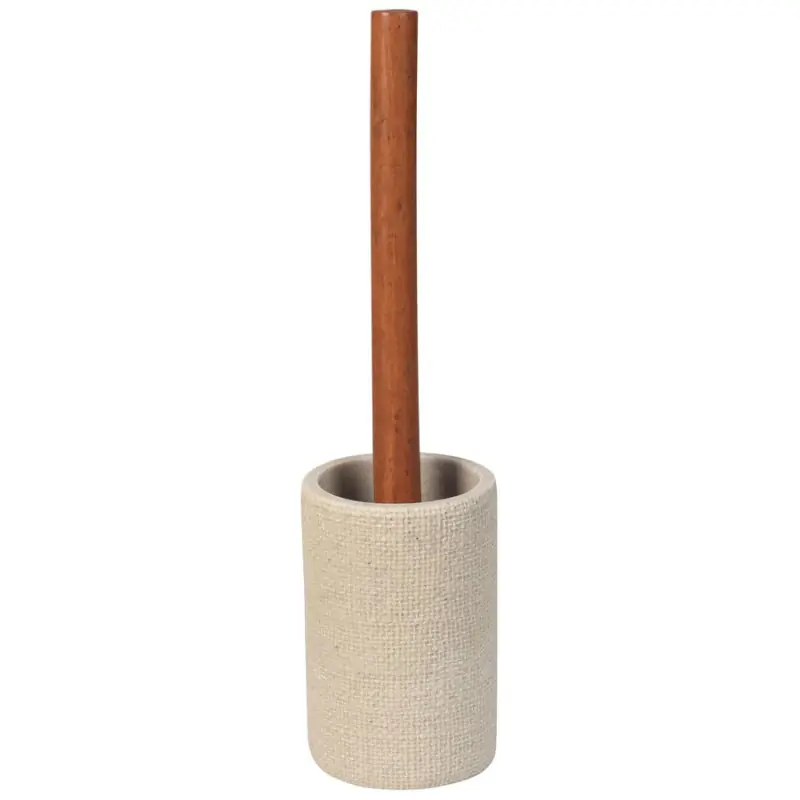 Bestel Nu CRAFT WC štětka na postavení, acacia/béžová