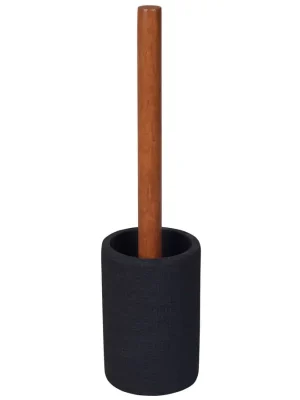 Beperkt Aanbod CRAFT WC štětka na postavení, acacia/černá