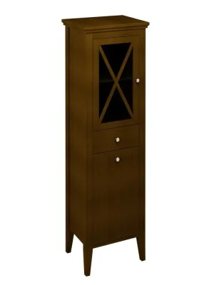 Bestseller CROSS skříňka vysoká s prádelním košem 49x170x39cm, levá, buk