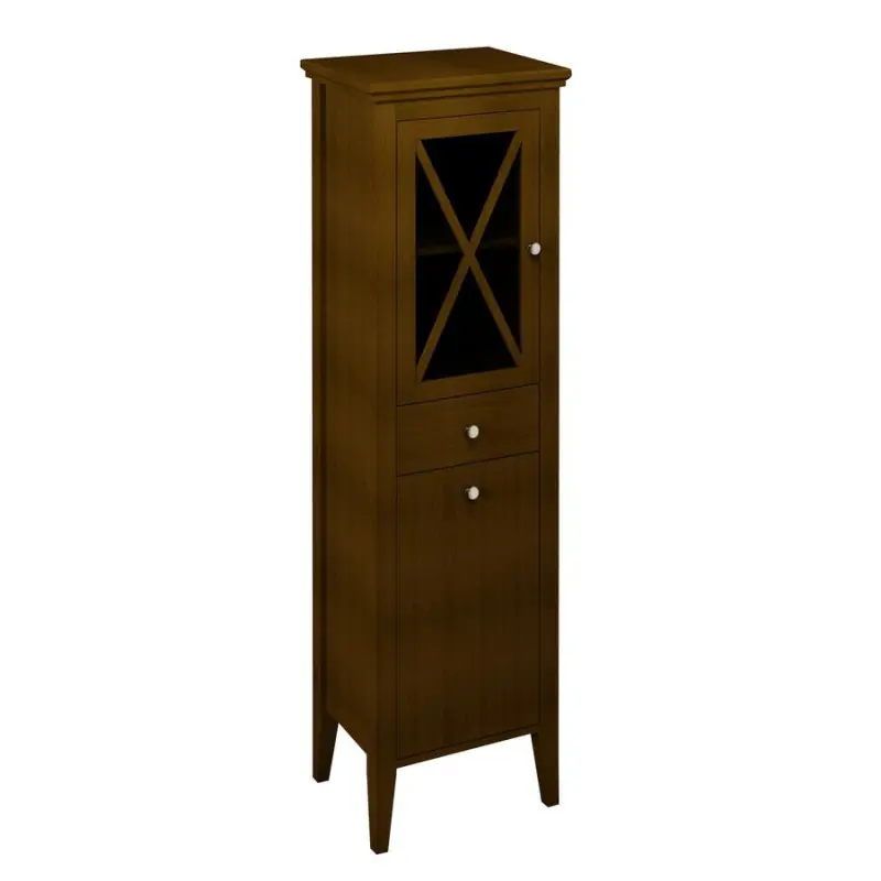 Bestseller CROSS skříňka vysoká s prádelním košem 49x170x39cm, levá, buk