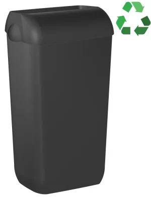 ECOLORED odpadkový koš nástěnný s víkem 23l, ABS, Soft Touch, černá mat Bestseller