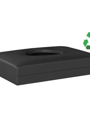 ECOLORED zásobník hygienických sáčků, 13,5x9,5x3,2cm, ABS, Soft Touch, černá mat Bestseller