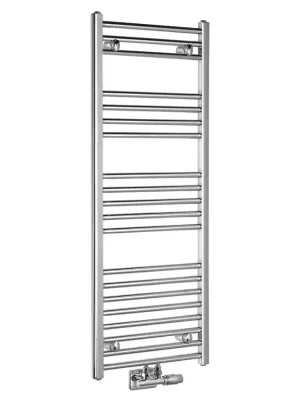 ALYA otopné těleso rovné 400x1188mm, středové připojení, chrom Gratis Retour