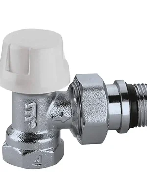 Korting CALEFFI 220 Termostatický ventil radiátorový rohový DN20 - 3/4" PN10, Tmax 100°C
