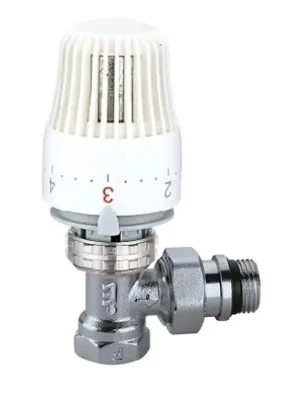 Bestseller CALEFFI 220S Termostatický radiátorový ventil rohový DN10 - 3/8" PN10 s hlavicí 403