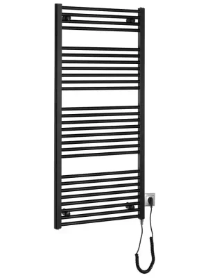 DIRECT-E elektrické otopné těleso rovné 600x1320 mm, 600 W, černá Merkproduct