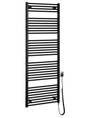 DIRECT-E elektrické otopné těleso rovné 600x1680 mm, 800 W, černá Dagaanbieding