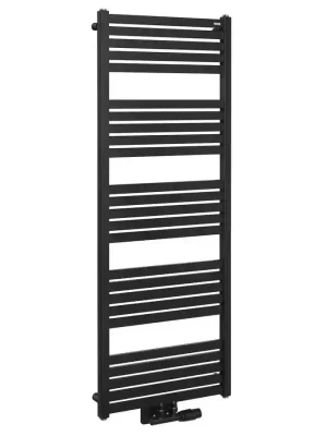 GRUNT otopné těleso rovné 500x1330 mm, středové připojení, černá mat Express Levering
