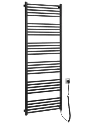Novinka METRO-E elektrické otopné těleso rovné 600x1620 mm, 800 W, černá mat