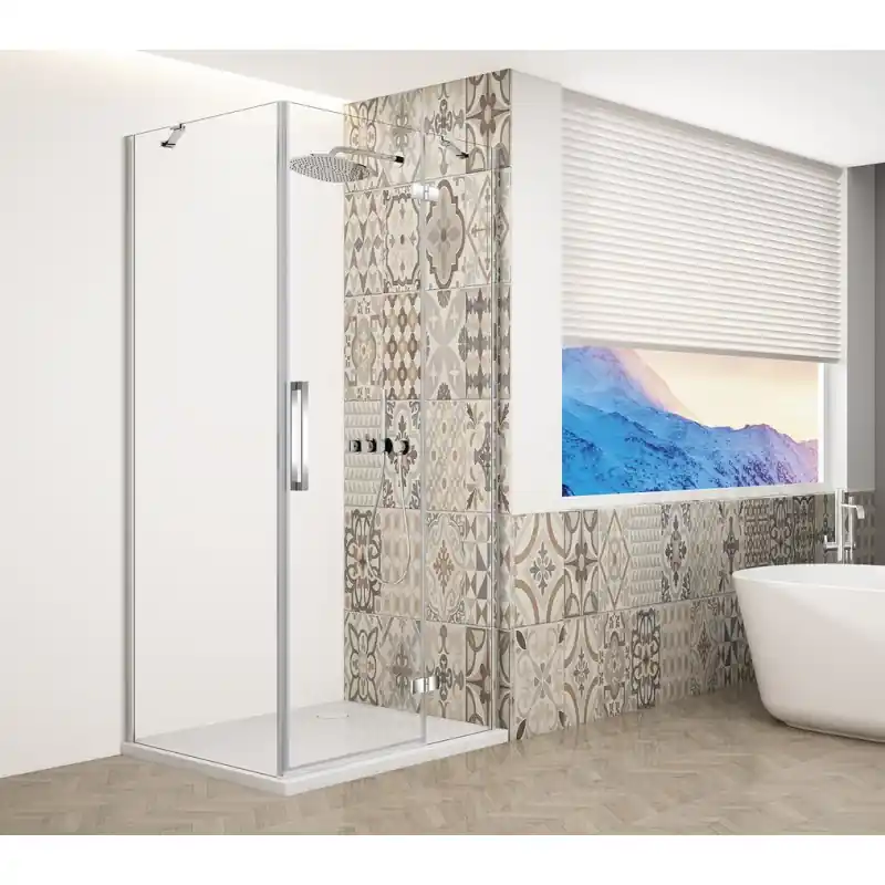 TRINITY CHROME čtvercový sprchový kout 1000x1000mm, čiré sklo, pravé Express Levering