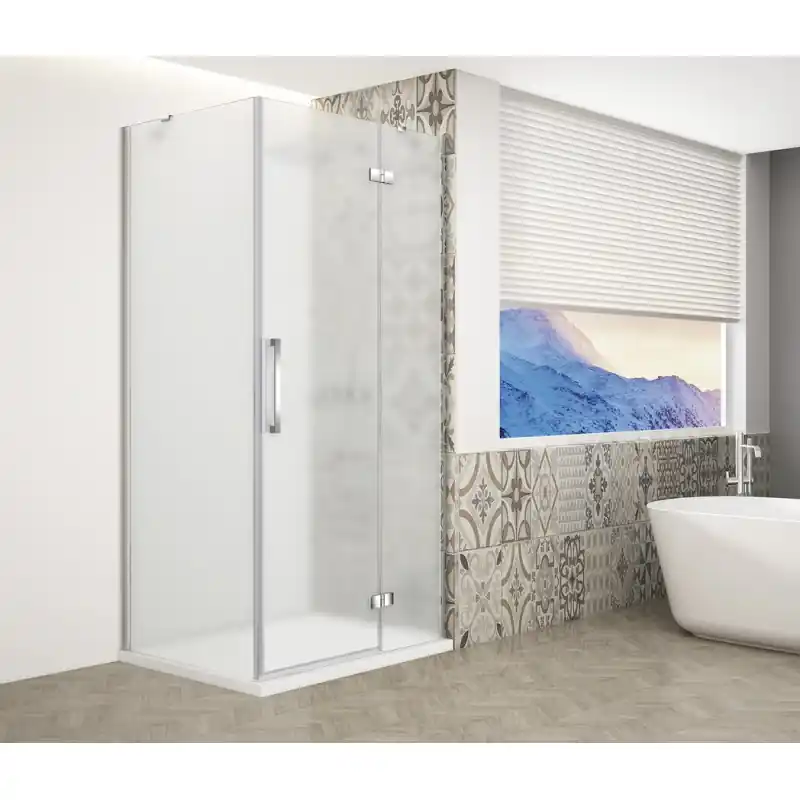 TRINITY CHROME čtvercový sprchový kout 900x900mm, matné sklo, pravé Must-Have