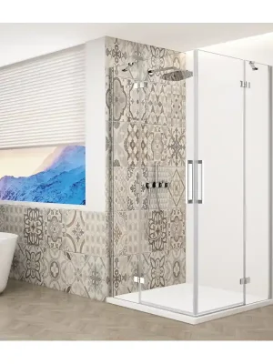 Zlevněný TRINITY CHROME obdélníkový sprchový kout 1000x800mm, rohový vstup, čiré sklo