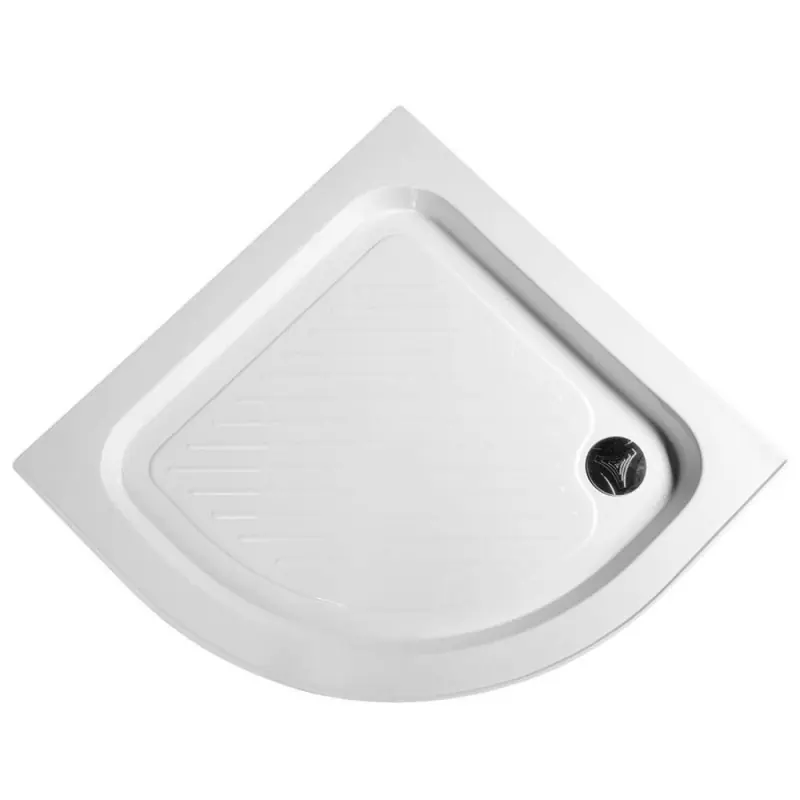 Actieprijs Sprchová vanička akrylátová, čtvrtkruh 90x90x15 cm