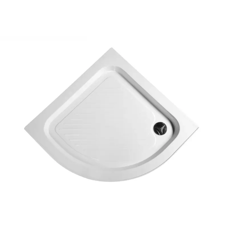 Sprchová vanička akrylátová, čtvrtkruh 80x80x15 cm Koop Online