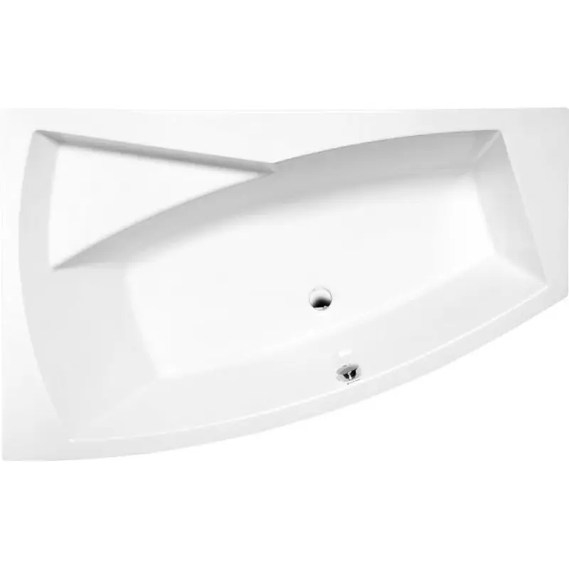 EVIA L asymetrická vana 160x100x47cm, bílá Bestseller