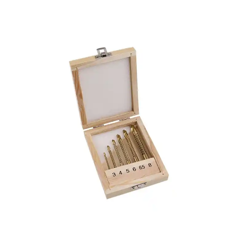 Sada frézovacích vrtáků HSS TITAN 6ks 3-8mm Betrouwbaar