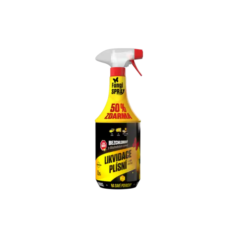 Nejnovější Verze AKCE FungiSPRAY bezchlorový s vůní citrus 0,5 l + 50% zdarma