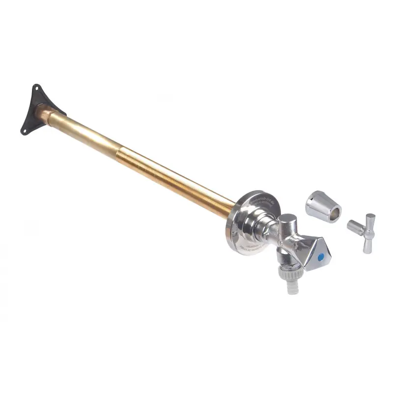 Schlösser Frost-Tec - s chrom.ovl.růžicí a nástrč.klíčem 1/2"-DN15-150-540 mm - zkracovací Pouze Dnes