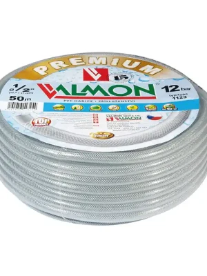 Direct Beschikbaar Valmon Hadice PVC průmyslová 1123, bílá/průhledná 1/2" (svitek 25 m)