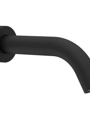 Lage Kosten Nástěnná výtoková hubice, kulatá, 174mm, černá mat