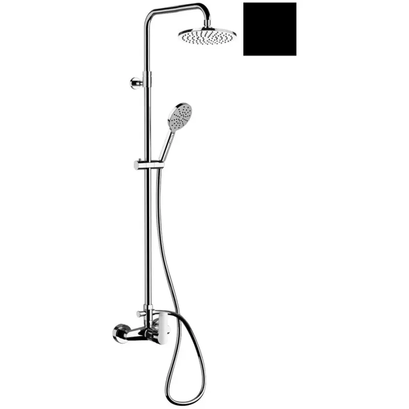 PAX sprchový sloup s pákovou baterií, černá Weekendaanbieding