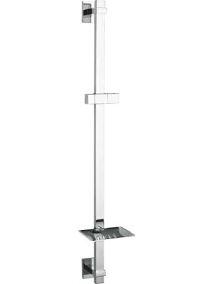 Merkproduct Posuvná sprchová tyč 65cm - hranatá, CHROM