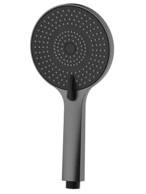 Finale Výprodej Ruční masážní sprcha, 3 režimy sprchování, silikon trysky, průměr 120mm, ABS/gun metal