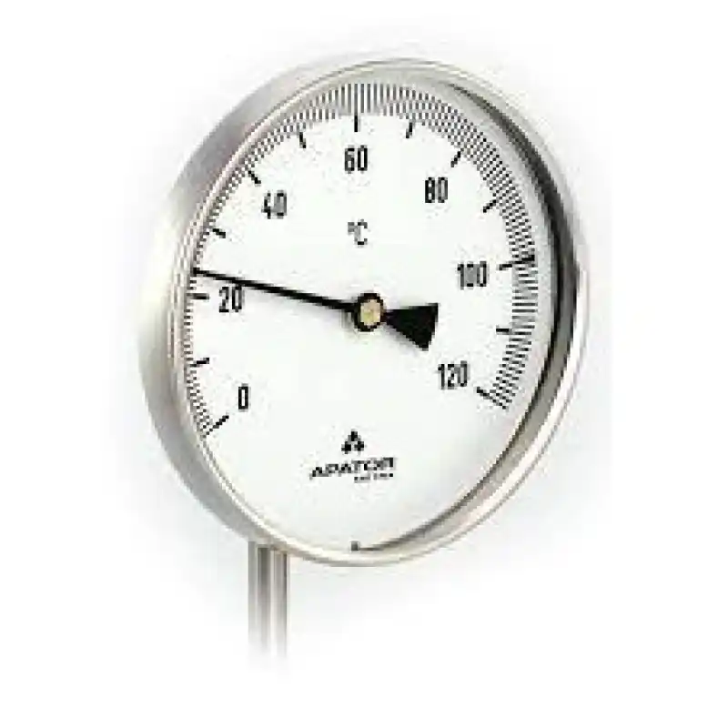 Betaalbaar Celonerezový teploměr d120mm se SPODNÍM vývodem 250mm, 0-120°C, bimetalový