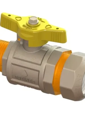Plynový kohout na PE s vnějším závitem 5/4" x 40mm Betrouwbaar