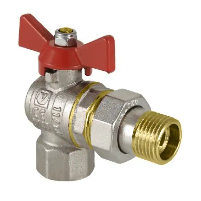 Kulový kohout MF 1" SE ŠROUBENÍM PN30 Motýlek, ROHOVÝ Shop Nu