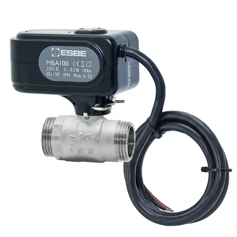 Beste Prijs ESBE MBA 122 Kulový ventil 2-cestný s pohonem DN15 - 3/4" Kvs 20 m3/h