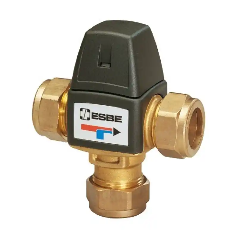 Tijdelijk Beschikbaar ESBE VTA 323 Termostatický směšovací ventil 22mm (20°C - 43°C) Kvs 1,5 m3/h