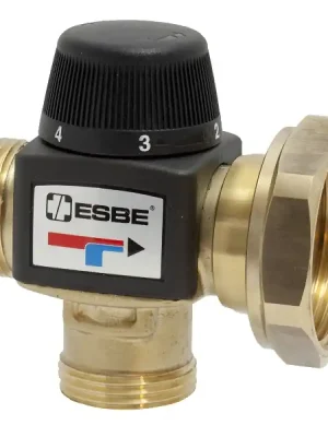 Premium ESBE VTA 377 Termostatický směšovací ventil DN20 - 6/4"x1" (20°C - 55°C) Kvs 3,4 m3/h
