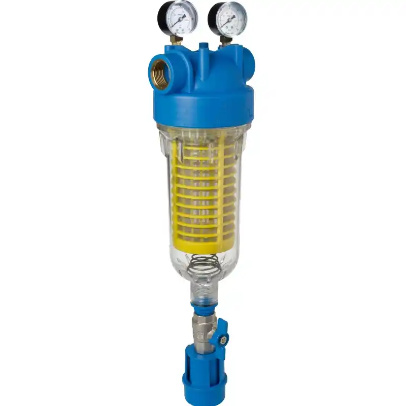 ATLAS Samočistící vodní filtr HYDRA 5/4" RAH 90mcr SX - 8BAR, 45°C s MANOMETRY Snelle Levering