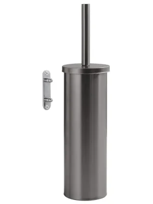 Premium FLIP WC štětka závěsná, systém Lift&Clean, gun metal