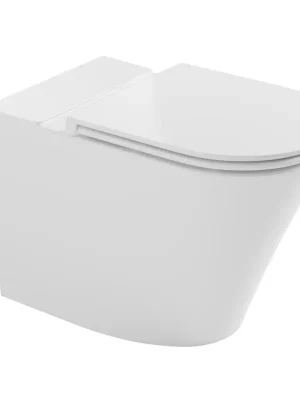 Speciale Aanbieding FEIN WC kombi mísa, Rimless, 61x36cm, spodní/zadní odpad, bílá