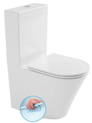 FEIN WC kombi, Rimless, spodní/zadní odpad, bílá Lage Prijs