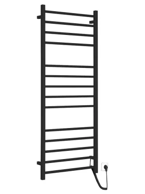 ESKINADO elektrický sušák ručníků, hranatý, 600x1500 mm, 130 W, černá Vrácení Zdarma