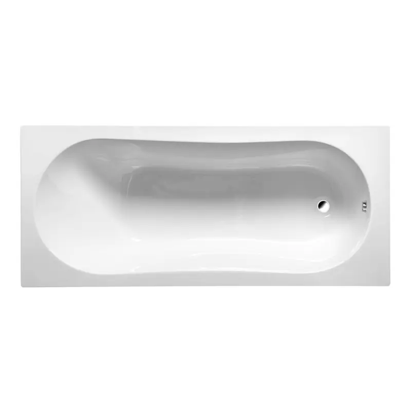 JIZERA vana 160x70x39cm bez nožiček, bílá Dagaanbieding