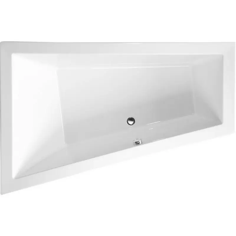 TRIANGL L asymetrická vana 180x120x50cm, bílá Must-Have
