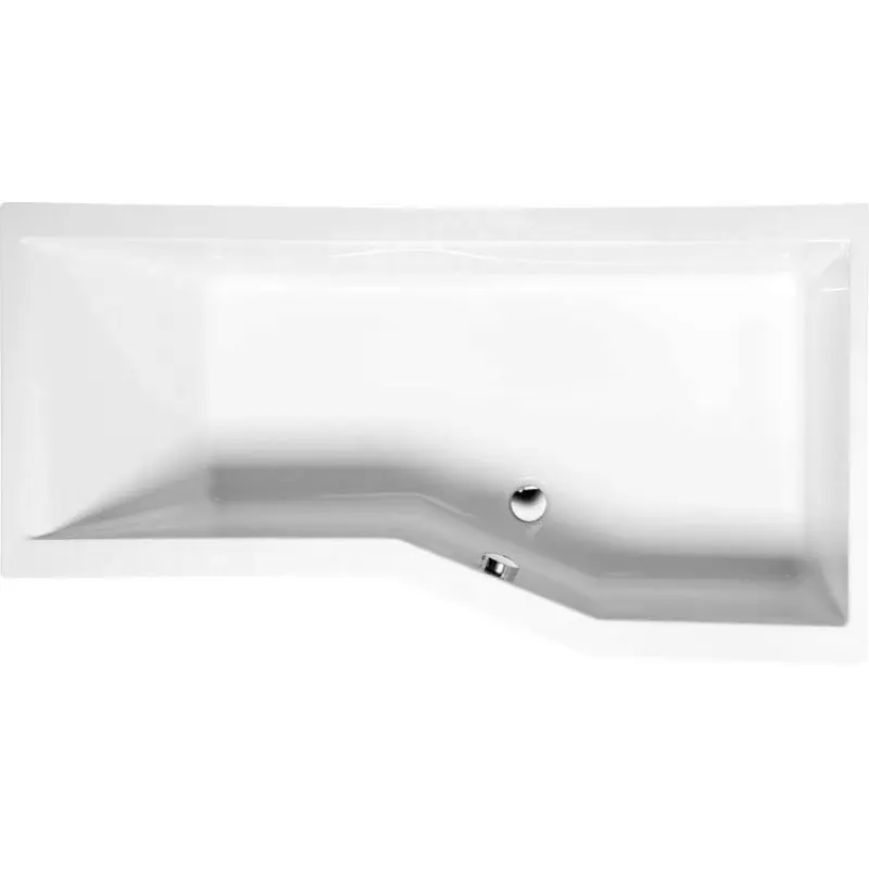 VERSYS R asymetrická vana 170x85x70x47cm, bílá Koop Online