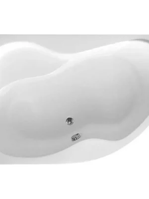 Actieprijs CIDLINA 150 vana 150x105x45cm bez nožiček, levá, bílá